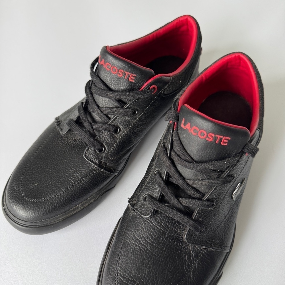 Lacoste Bayliss Vulc Black Leather Sneakers